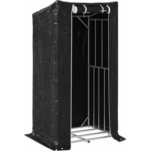 vidaXL Firewood Rack with Rain Cover - Firewood Rack vidaXL Firewood Rack with Rain Cover - Firewood Rack