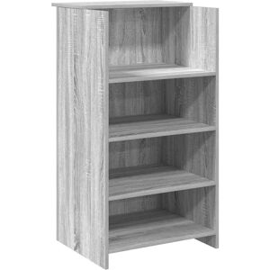 vidaXL 859020 grey sonoma Desk - Reception Desk vidaXL 859020 grey sonoma Desk - Reception Desk