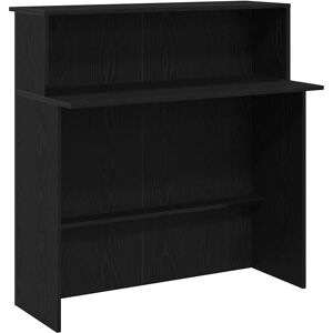 vidaXL Resepsjonsdisk svart 100x50x103,5 cm ingeniørtre - Resepsjonsdisk vidaXL Resepsjonsdisk svart 100x50x103,5 cm ingeniørtre - Resepsjonsdisk