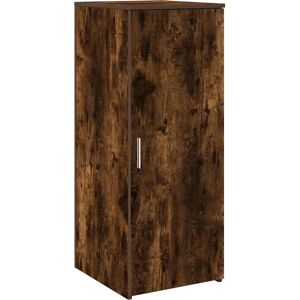 vidaXL Smoked Oak Storage Cabinet - Storage Cabinet vidaXL Smoked Oak Storage Cabinet - Storage Cabinet