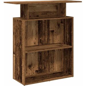 vidaXL Oude Houten Balie - 859058 - Duurzaam engineering hout, Ruime opbergruimte, Veelzijdig ontwerp vidaXL Oude Houten Balie - 859058 - Duurzaam engineering hout, Ruime opbergruimte, Veelzijdig ontwerp