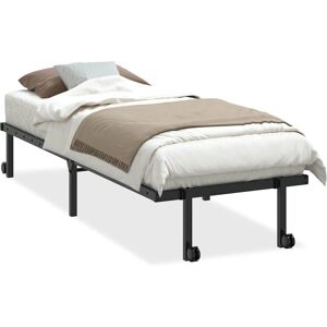 vidaXL Bed Frame - Foldable Steel Support for 80x200 cm Mattress vidaXL Bed Frame - Foldable Steel Support for 80x200 cm Mattress