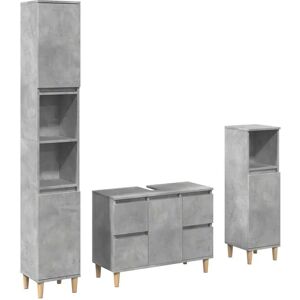 VidaXL 3324949 Badeværelsesmøbel-Set - Holdbart fugtbestandigt opbevaringsmøbel VidaXL 3324949 Badeværelsesmøbel-Set - Holdbart fugtbestandigt opbevaringsmøbel