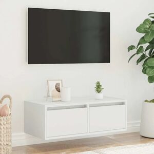 vidaXL 860229 White LED TV Cabinet - TV Furniture vidaXL 860229 White LED TV Cabinet - TV Furniture