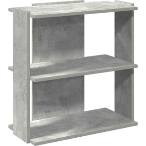 vidaXL 3-stöckiges Betonggraues Bücherregal - Wohnzimmer vidaXL 3-stöckiges Betonggraues Bücherregal - Wohnzimmer