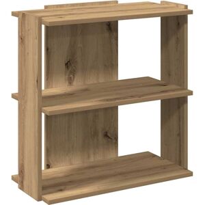 vidaXL 860255 Wohnzimmerschrank - 3-stöckiger Eichenregal vidaXL 860255 Wohnzimmerschrank - 3-stöckiger Eichenregal