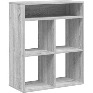 VidaXL 860297 Grijze Sonoma Boekenkast - Woonkamermeubel VidaXL 860297 Grijze Sonoma Boekenkast - Woonkamermeubel