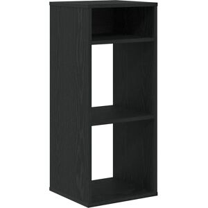 vidaXL Book Cabinet Black 34x31x80 cm Engineered Wood - Book Cabinet vidaXL Book Cabinet Black 34x31x80 cm Engineered Wood - Book Cabinet