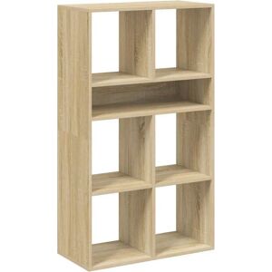 vidaXL Bücherregal Sonoma Eiche - Holzwerkstoff vidaXL Bücherregal Sonoma Eiche - Holzwerkstoff