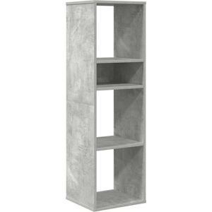vidaXL 860286 Grijze Beton Boekenrek - Opbergplank vidaXL 860286 Grijze Beton Boekenrek - Opbergplank