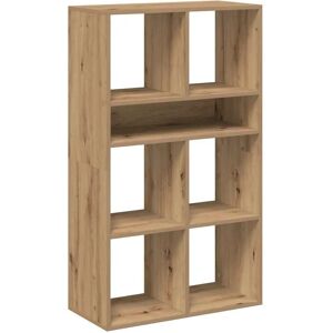 vidaXL Oak Book Cabinet - 66x31x112 cm - Engineered Wood vidaXL Oak Book Cabinet - 66x31x112 cm - Engineered Wood