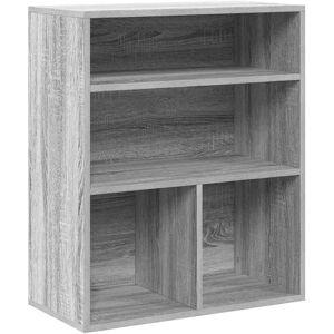 vidaXL Boekenkast Grijs Sonoma - 60x30x71.5 cm - Boekenkast vidaXL Boekenkast Grijs Sonoma - 60x30x71.5 cm - Boekenkast