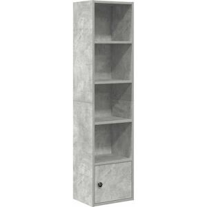 vidaXL 860349 Bücherregal Beton Grau - Bücherregal vidaXL 860349 Bücherregal Beton Grau - Bücherregal