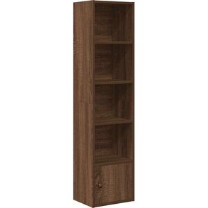 vidaXL Boekenkast Bruin Eikenhout 31x24x127 cm - Bookcase vidaXL Boekenkast Bruin Eikenhout 31x24x127 cm - Bookcase