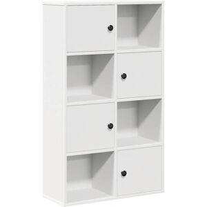 vidaXL Weiße Engineered Holz 60x24x101,5 cm Bücherregal - Wohnzimmermöbel vidaXL Weiße Engineered Holz 60x24x101,5 cm Bücherregal - Wohnzimmermöbel
