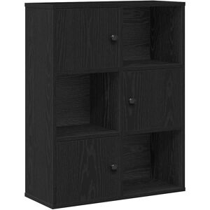 vidaXL Zwart eiken 60x24x101,5 cm Boekenkast - Woonkamermeubel vidaXL Zwart eiken 60x24x101,5 cm Boekenkast - Woonkamermeubel