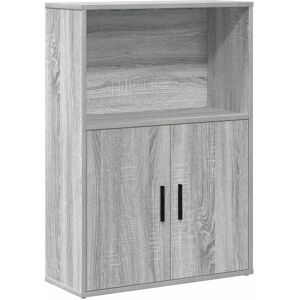 VidaXL Model 860414 Grijze Sonoma Boekenkast - Woonkamer VidaXL Model 860414 Grijze Sonoma Boekenkast - Woonkamer