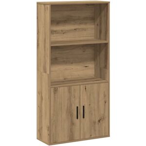 vidaXL Bücherregal Sonoma Eiche 60x24x120 cm - Wohnzimmerschrank vidaXL Bücherregal Sonoma Eiche 60x24x120 cm - Wohnzimmerschrank