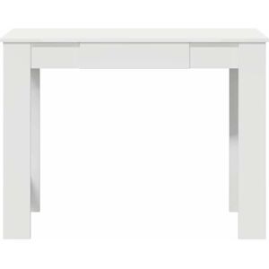 vidaXL 860427 White Desk with Storage - Desk vidaXL 860427 White Desk with Storage - Desk