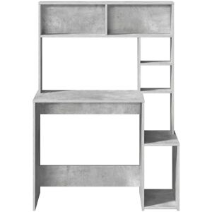 vidaXL 860439 Desk - Engineered Wood, Grey, 100x45x140 cm - Desk vidaXL 860439 Desk - Engineered Wood, Grey, 100x45x140 cm - Desk