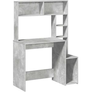 vidaxl 860439 Skrivebord - Tre, Grå, 100x45x140 cm - Skrivebord vidaxl 860439 Skrivebord - Tre, Grå, 100x45x140 cm - Skrivebord