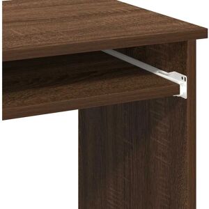 vidaXL Desk with Shelves Brown Oak - Desk vidaXL Desk with Shelves Brown Oak - Desk