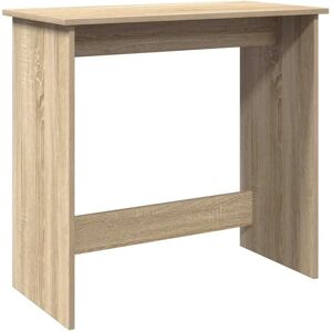 vidaXL Eikenhouten Bureau 80x40x75cm - Bureau vidaXL Eikenhouten Bureau 80x40x75cm - Bureau