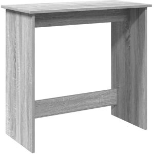 vidaXL Grijze Sonoma Houten Bureau - Bureau vidaXL Grijze Sonoma Houten Bureau - Bureau