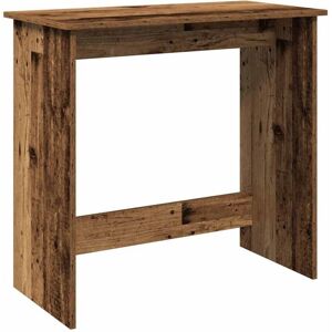 vidaXL Smoked Oak Desk - Engineered Wood - 80x40x75 cm - Desk vidaXL Smoked Oak Desk - Engineered Wood - 80x40x75 cm - Desk