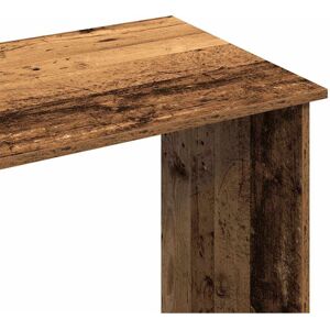 vidaXL Smoked Oak Desk - Engineered Wood - 80x40x75 cm - Desk vidaXL Smoked Oak Desk - Engineered Wood - 80x40x75 cm - Desk