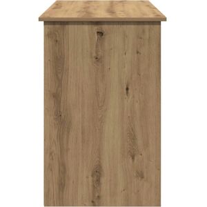 vidaXL Artisan Oak Desk - Engineered Wood Desk with Storage vidaXL Artisan Oak Desk - Engineered Wood Desk with Storage