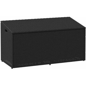 vidaXL Garden Storage Box Black - Garden Storage vidaXL Garden Storage Box Black - Garden Storage