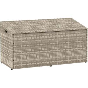vidaXL Garden Storage Box - Weather-resistant PE Rattan - 110x50x58 cm vidaXL Garden Storage Box - Weather-resistant PE Rattan - 110x50x58 cm
