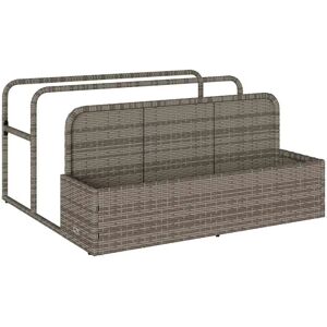 vidaXL Grey Pool Storage Container - Pool Storage Container vidaXL Grey Pool Storage Container - Pool Storage Container