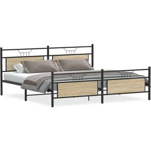 VidaXL 3325101 Steel Bed Frame - Support & Storage VidaXL 3325101 Steel Bed Frame - Support & Storage