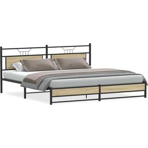 vidaXL Steel Bed Frame 200x200 - Bed Frame vidaXL Steel Bed Frame 200x200 - Bed Frame