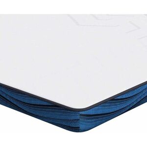 vidaXL Mattress Pad White Blue 140x190cm - Mattress Type vidaXL Mattress Pad White Blue 140x190cm - Mattress Type