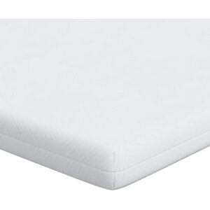 vidaXL Mattress Pad - 90x190cm, Polyester Jacquard, White vidaXL Mattress Pad - 90x190cm, Polyester Jacquard, White