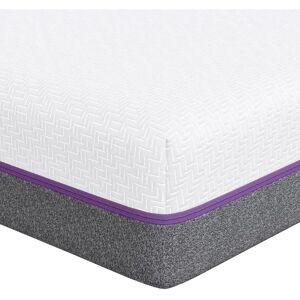 vidaXL White Gray 100x200cm Memory Foam Mattress vidaXL White Gray 100x200cm Memory Foam Mattress