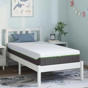 vidaXL White Grey Foam Mattress - Support & Comfort vidaXL White Grey Foam Mattress - Support & Comfort