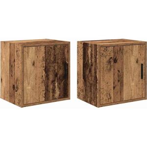 vidaXL Garage Wall Cabinets - Altholz-Optik - Braun - Storage for Tools vidaXL Garage Wall Cabinets - Altholz-Optik - Braun - Storage for Tools