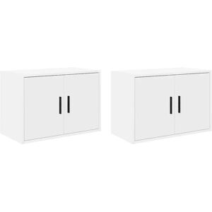 vidaXL Wall Cabinet 60x30x41 cm - White - Garage Storage vidaXL Wall Cabinet 60x30x41 cm - White - Garage Storage