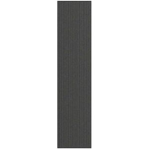 vidaXL Doormat Stripe Black Grey 115x500 cm - Doormat vidaXL Doormat Stripe Black Grey 115x500 cm - Doormat