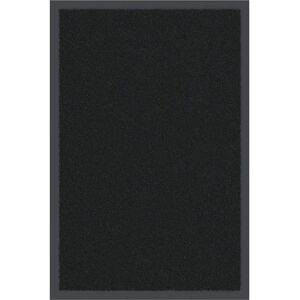 vidaXL Schwarze 40x60 cm Fußmatte - Eingangsmatte Innen Außen vidaXL Schwarze 40x60 cm Fußmatte - Eingangsmatte Innen Außen