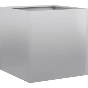 vidaXL Galvanized Steel Planter 40x40x40 cm - Garden Container vidaXL Galvanized Steel Planter 40x40x40 cm - Garden Container