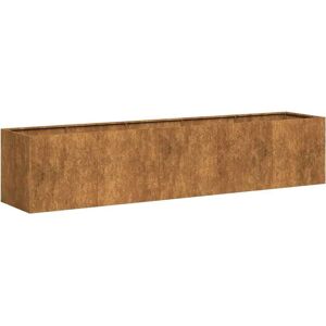 vidaXL Rostiger Pflanzkübel 200x40x40 cm Wetterfester Stahl - Pflanzkübel vidaXL Rostiger Pflanzkübel 200x40x40 cm Wetterfester Stahl - Pflanzkübel