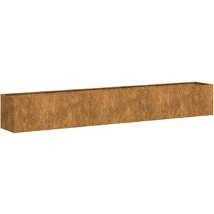 vidaXL Rusty Steel Planter 280x40x40 cm Weathering Steel vidaXL Rusty Steel Planter 280x40x40 cm Weathering Steel