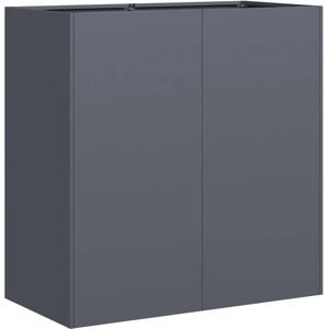 vidaXL Havekrukke i stål Antracit 80x40x80 cm - Planter vidaXL Havekrukke i stål Antracit 80x40x80 cm - Planter