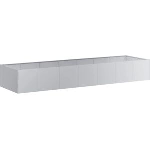 vidaXL Galvanized Steel Plant Container - 280x80x40 cm - Garden Decor vidaXL Galvanized Steel Plant Container - 280x80x40 cm - Garden Decor