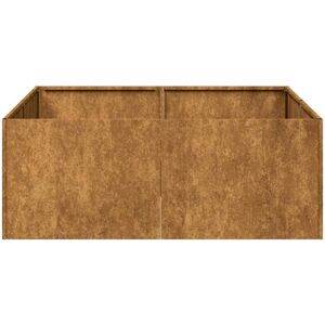 vidaXL Weatherproof Steel Garden Flower Pot 80x80x30cm - Flower Pot vidaXL Weatherproof Steel Garden Flower Pot 80x80x30cm - Flower Pot